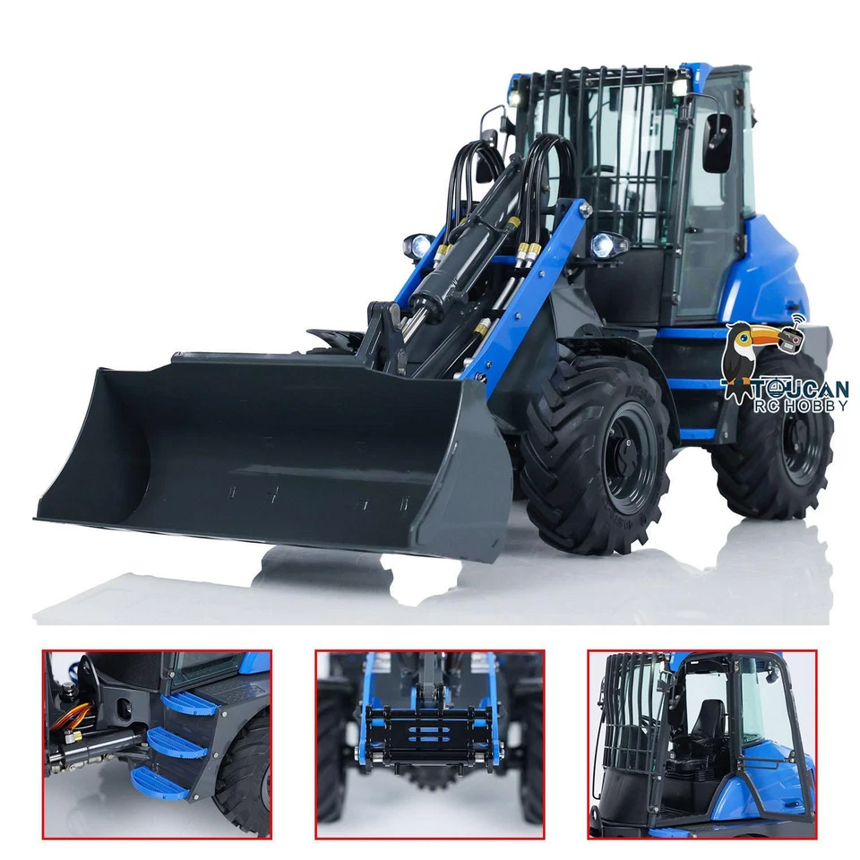 LESU RC Hydraulic Loader 1:14 Metal AOUE MCL8 Remote Control Engineer Vehicles - Image 4 of 4