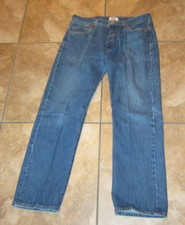 Levi Strauss 501 Vintage Mens Blue Jeans Size 36 x 30 Straight Leg Button Fly