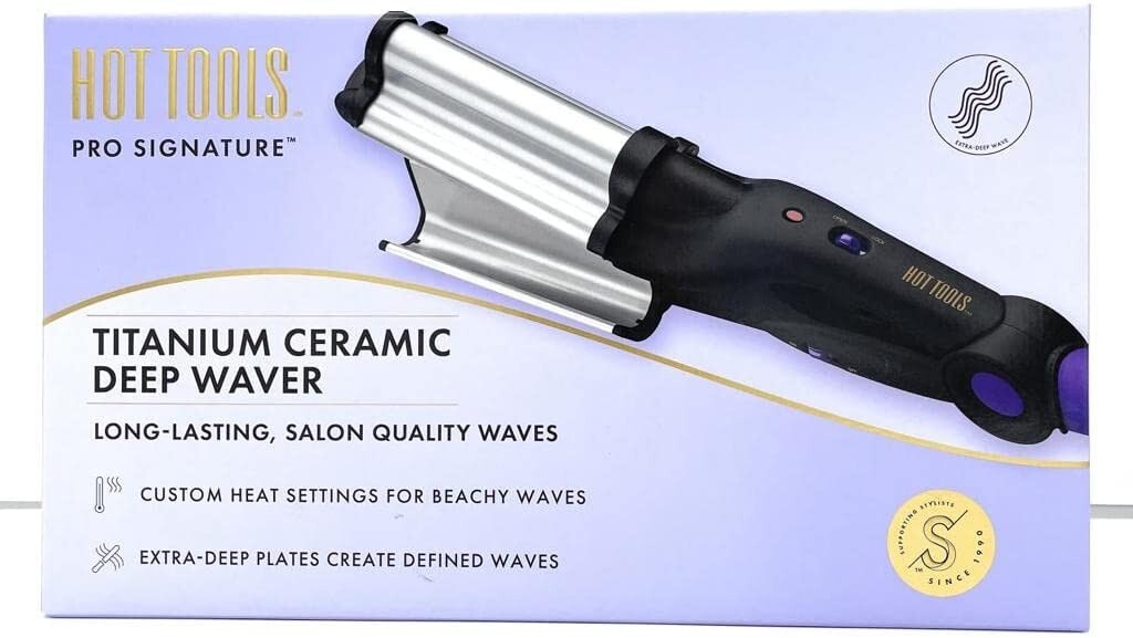 HOT TOOLS Pro Signature Titanium + Ceramic Deep Hair Waver