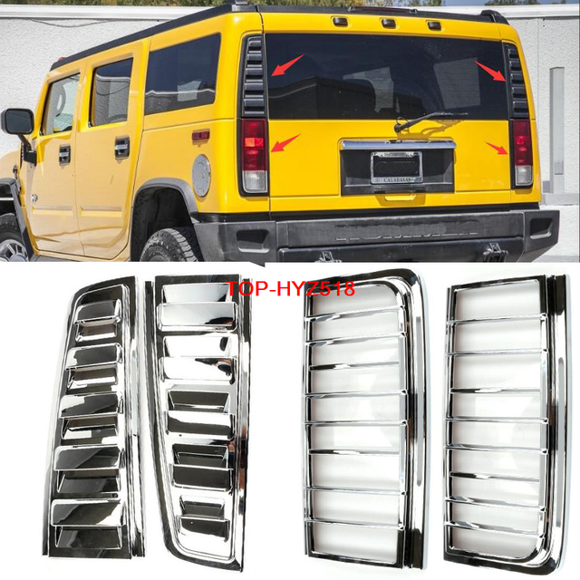 20032009 For HUMMER H2 Rear Tail light vent cover+Rear headlight Cover