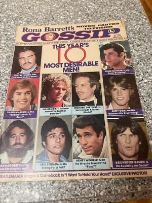 Rona Barrett Gossip Magazine May 1978 Bee Gees Karen Lynn Jack Lord Betty Ford