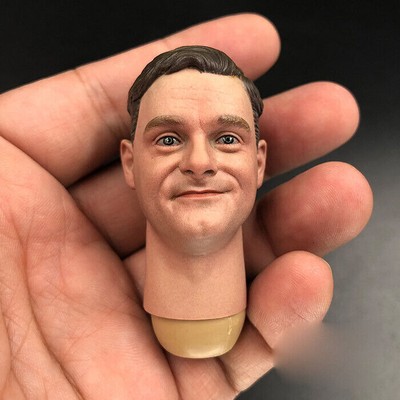 1/6 Scale Male Facial Expression Head Sculpture Model For 12'' Action Figure Body