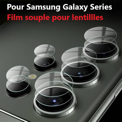 Samsung Galaxy S26 S25 S24 S23 FE Camera Lens Protector Film, Transparent, 1 Set
