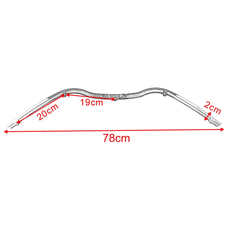 Borde de parabrisas cromado corte contraste para Harley Road Glide FLTR FLTRX 1998-2013 Foto 4 de 4