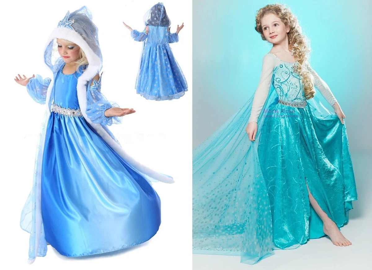 Elsa Carnival Dress 2-12Y Years - Elsa Costumes 789007BE-11 S Dress Up