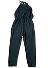 FOREVER 21 Women Tie Neck Halter style Black Jumpsuit sz Medium 27" inseam — photo 1