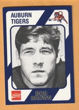 Bob Brown Auburn Tigers 1989 Card #111 Birmingham Alabama Ramsay High 13U