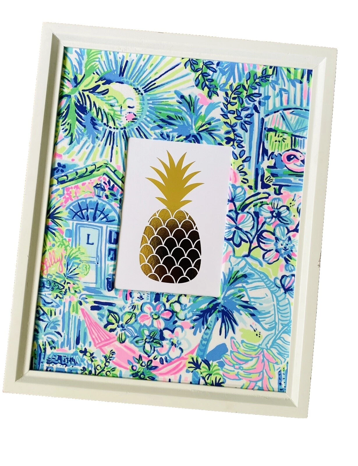 沙滩和热带女宝宝儿童房墙面装饰