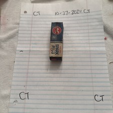 Set of 1 Vintage NOS AC Delco Fire Ring 85TS Spark Plug GM Delco Green Ring OEM