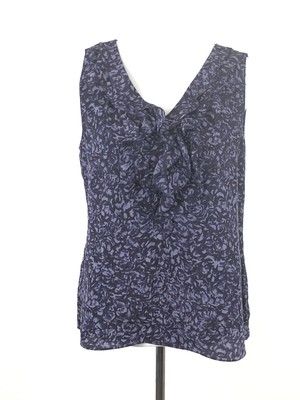 halogen ruffle neck blouse