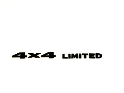For Jeep Gloss Black 4X4 Limited Liftgate Emblem Nameplate Badge Mopar Sport
