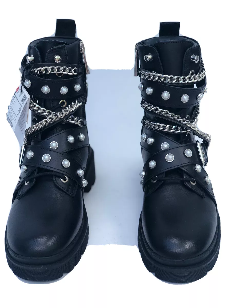 Zara biker sale boots for women