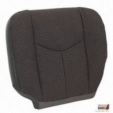 2003-2007 Chevy Silverado Work Truck-Driver Side Bottom Cloth Seat Cover Dk Gray