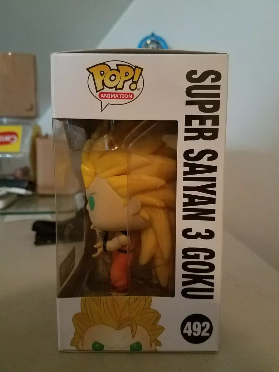  Pop Animation Dragon Ball Z - Super Saiyan 3 Goku Pop! Vinyl  Figure #492 : Toys & Games