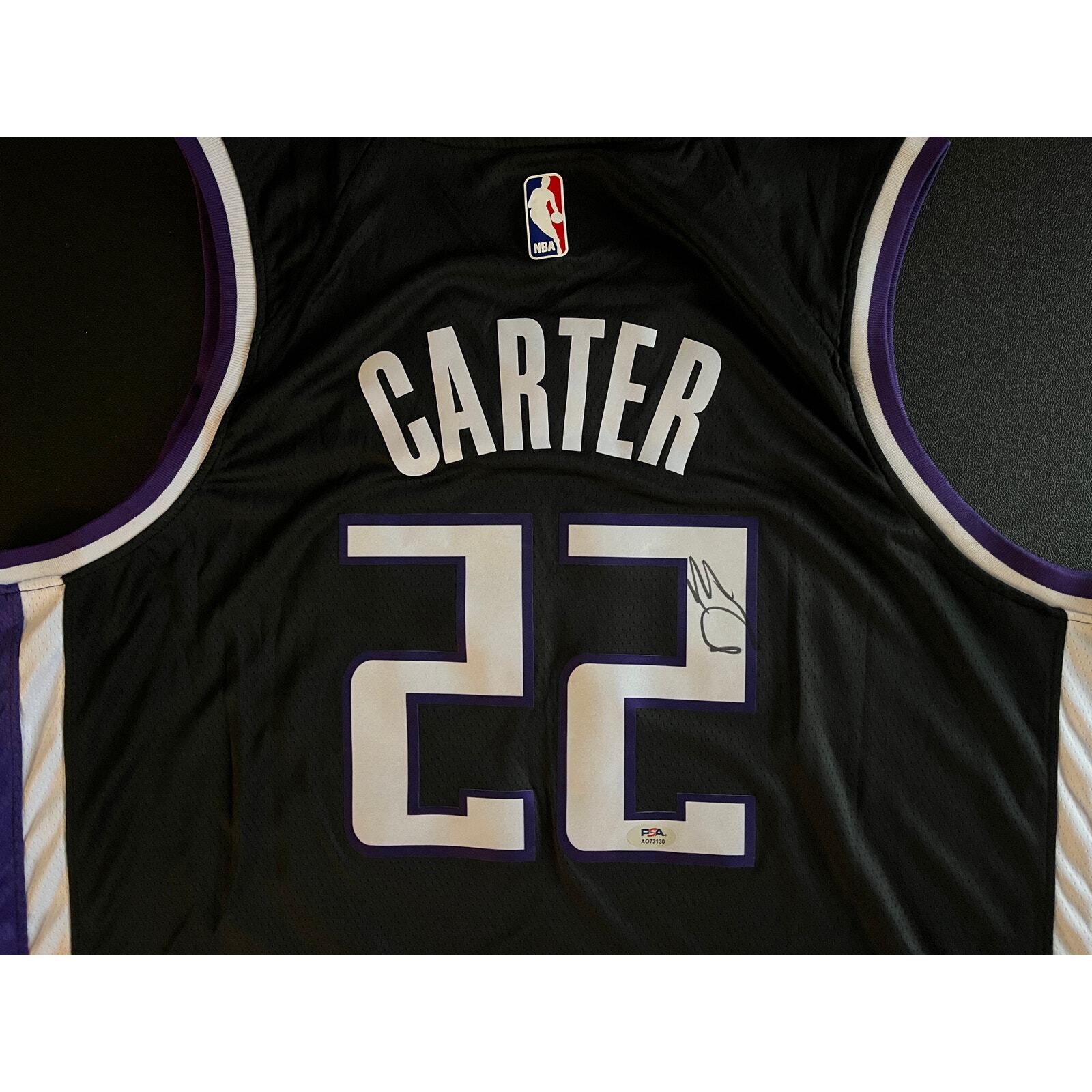 Devin Carter Autographed Signed Sacramento Kings Jersey PSA/DNA 
