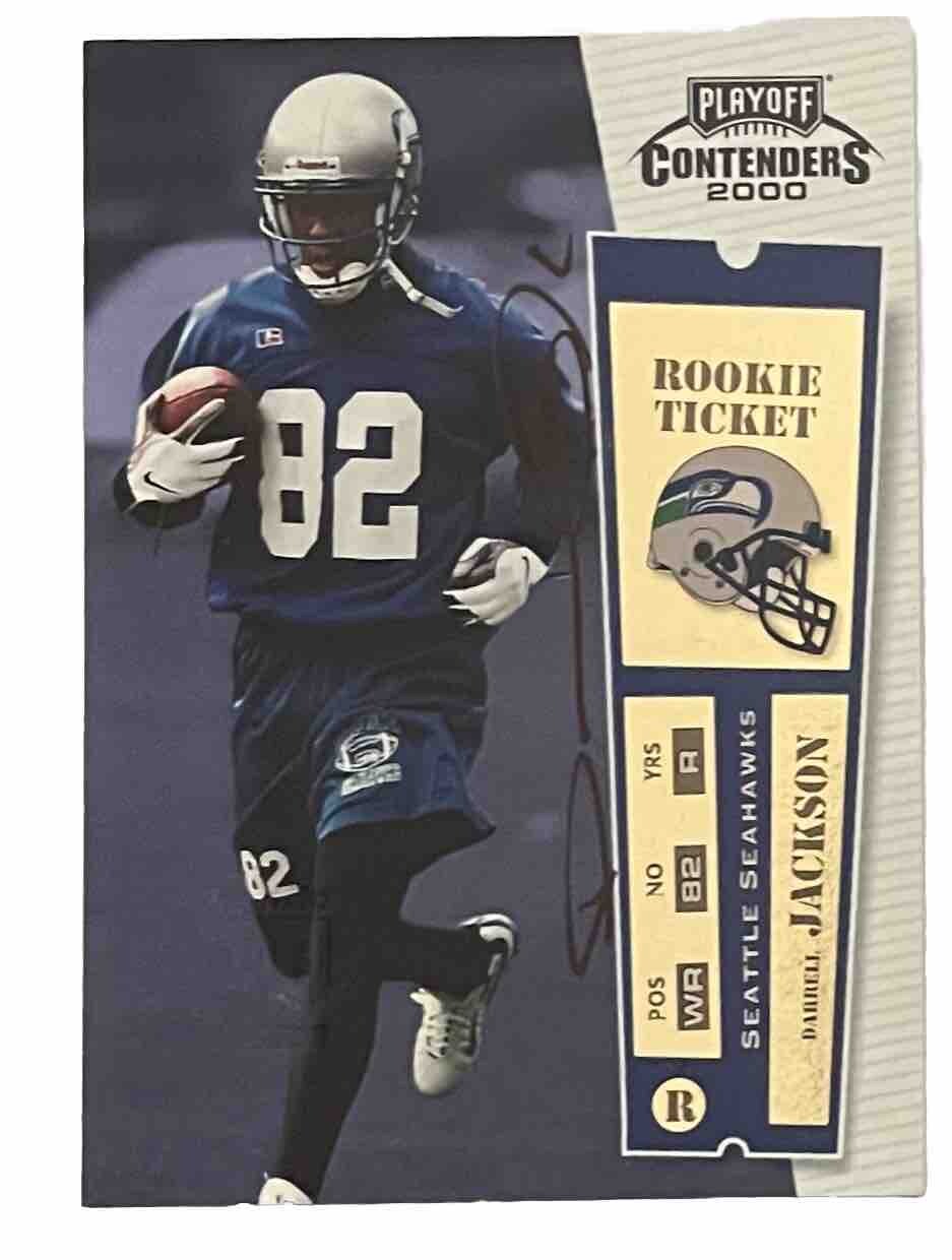 Darrell Jackson Playoff Contenders #131 Championship Ticket-Autograph