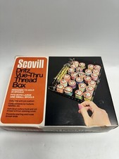 VINTAGE NOS DRITZ SCOVILL THREAD BOX ACRYLIC NO. 786 - MADE IN USA