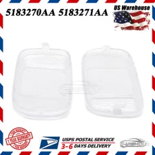 Overhead Console Dome Light Lens Set For Dodge Ram 02-10 5183270AA 5183271AA