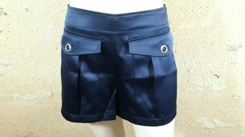 Short Habillé Bleu Marine Zara Homme - Taille XL - Neuf Avec étiquettes, Coton, Style Décontracté Marin