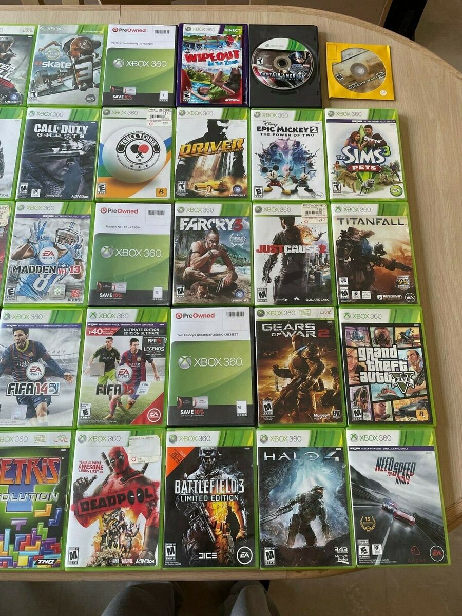 Video Games (XBOX360, Wii-U, XBOX One)