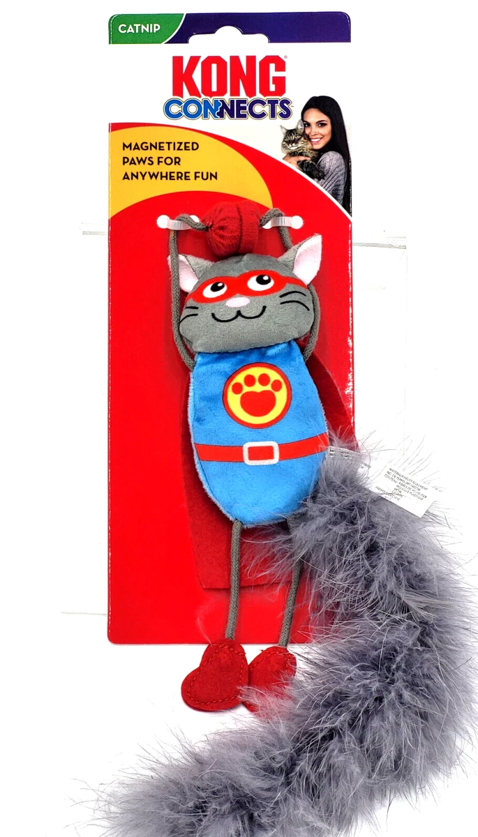 KONG Connects Magnicat Crinkly Magnetic Paws Catnip Cat Toy 12x3