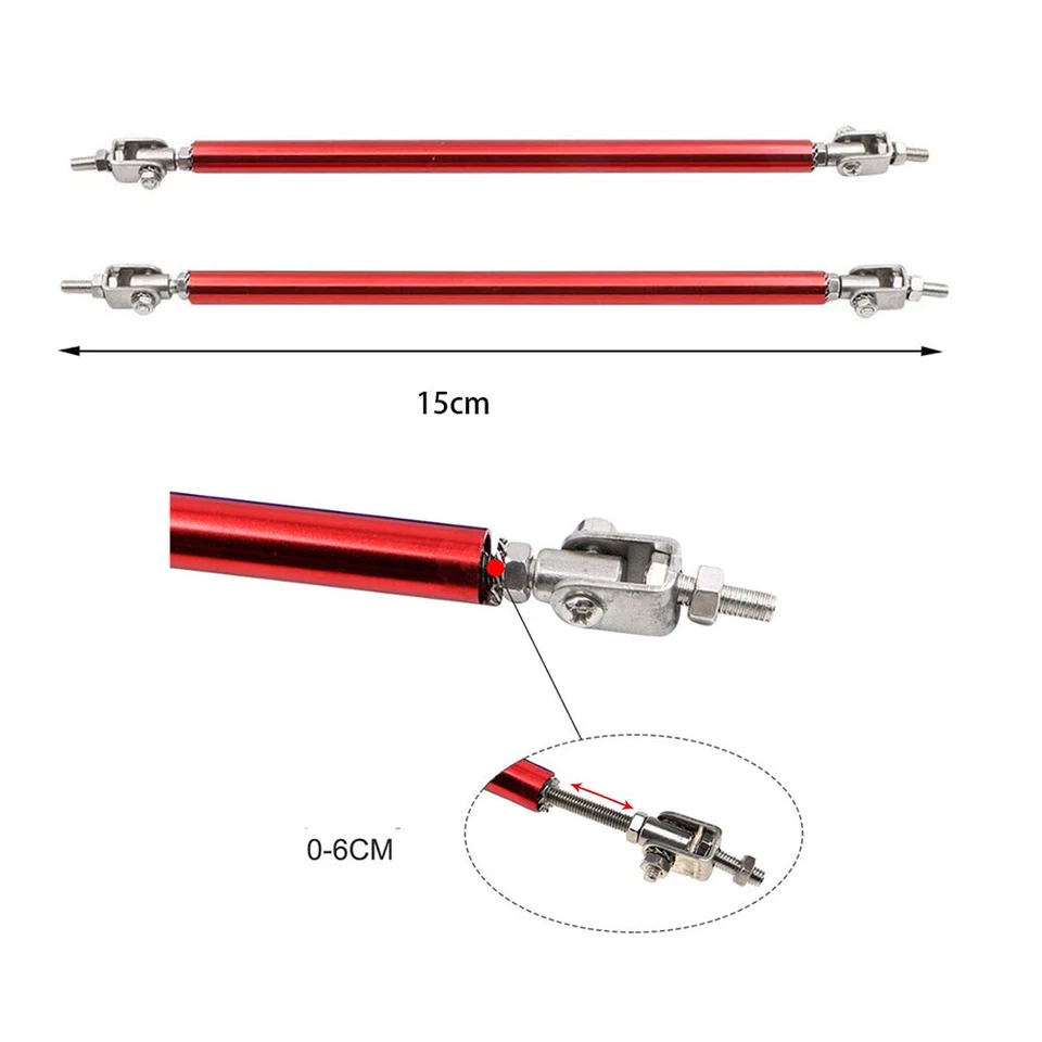 Accesorio divisor de labios parachoques delantero brillante varilla de puntal para Audi A6 C6 C7 A7 Quattro Foto 3 de 4