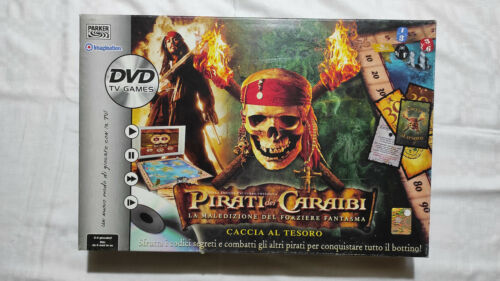 PIRATES OF THE CARIBIANS TREASURE HUNT PARKER DVD GAME BOARD GAME - Picture 1 of 6