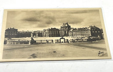 Vintage Postcard Versailles Facade du Palais Unposted Sepia