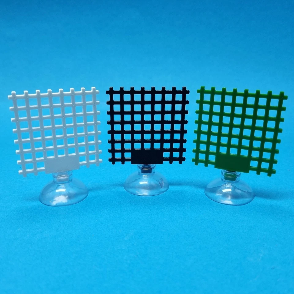 Moosgitter S 5x5cm mit Saugnapf (Aquarium Aquascaping Moos Pflanzen Garnelen)