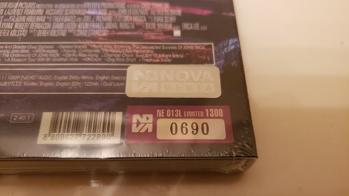 John Wick Chapter 2 Lenticular Slip STEELBOOK (Blu-ray, Korea) NovaMedia # 690 - Photo 4/10