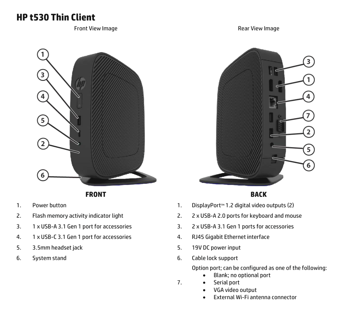 HP t530 ThinClient ミニPC AMD GX-215JJ 4GB HP t530 Thin Client AMD GX-215JJ 1.50GHz 4GB RAM 16GB SSD 1MV51UA