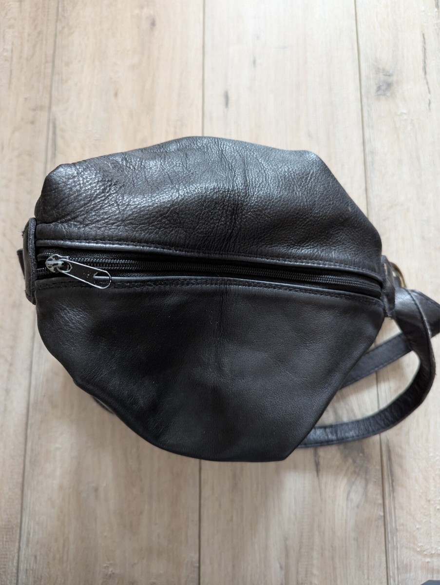 Vintage Joop leather Bag black Handbag Backpack | eBay display picture 2