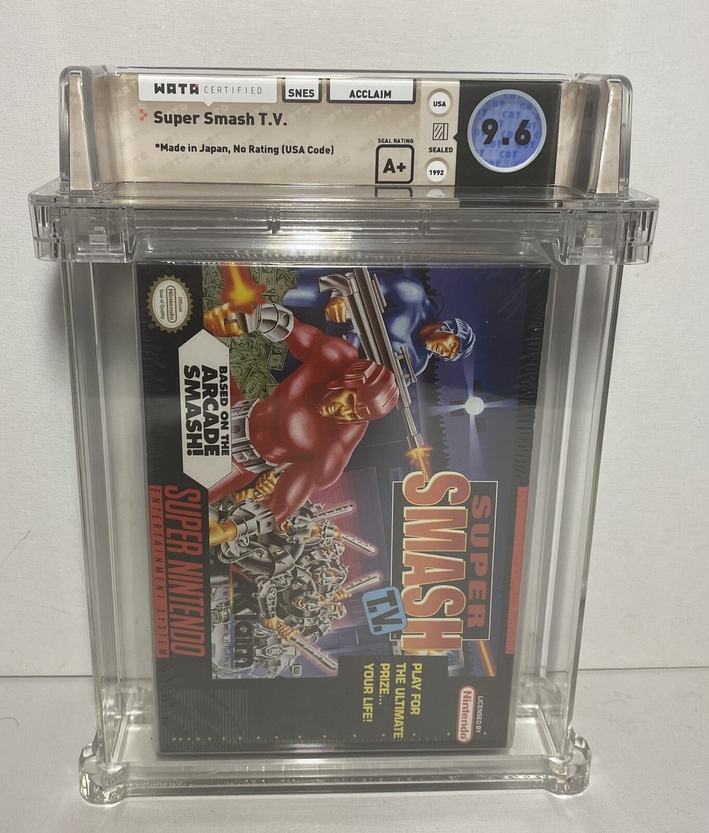 NINTENDO ENTERTAINMENT SYSTEM NES /SMASH T.V. カセット ソフト Smash T.V. Nintendo NES OVAL SOQ Hangtab TESTED 21481106067