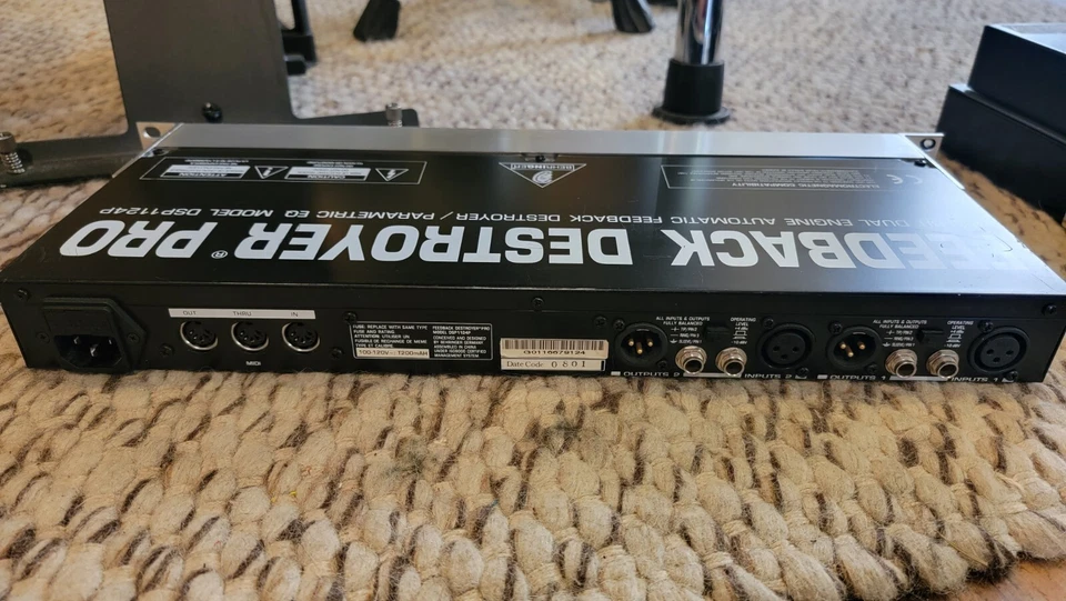 Behringer DSP1124P Feedback Destroyer Pro Rack Unit Tested Working - Image 4 of 4