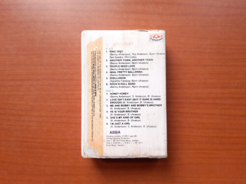 ABBA Honey Honey Cassette with Rare Clamshell Case 1973 Polar Music Karussell - Picture 2 of 5