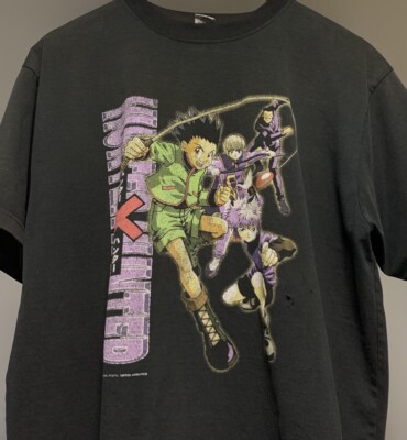 HUNTER X HUNTER ビンテージ　‍tシャツ Vintage Rare 1999 Hunter X Hunter Anime T Shirt | eBay