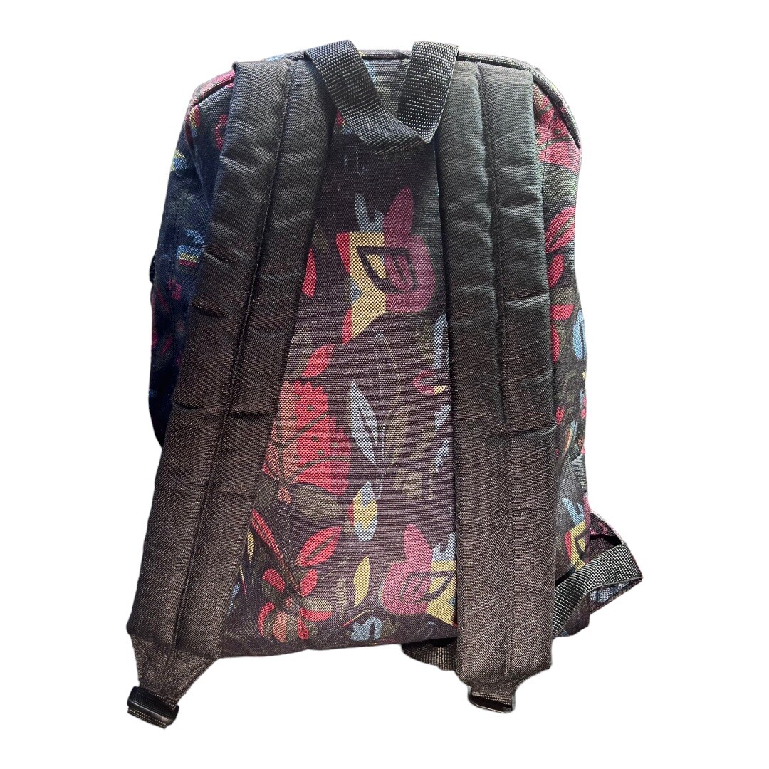 VANS BackPack BookBag Back To School Abstract Floral Leather Accent VANS BackPack BookBag Back To School Abstract Floral Leather  main image 3