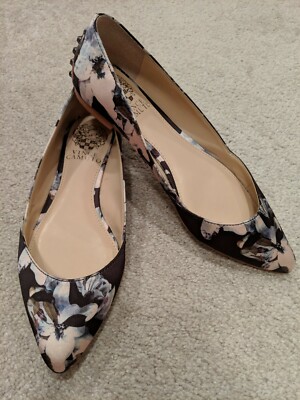 satin pointed flats