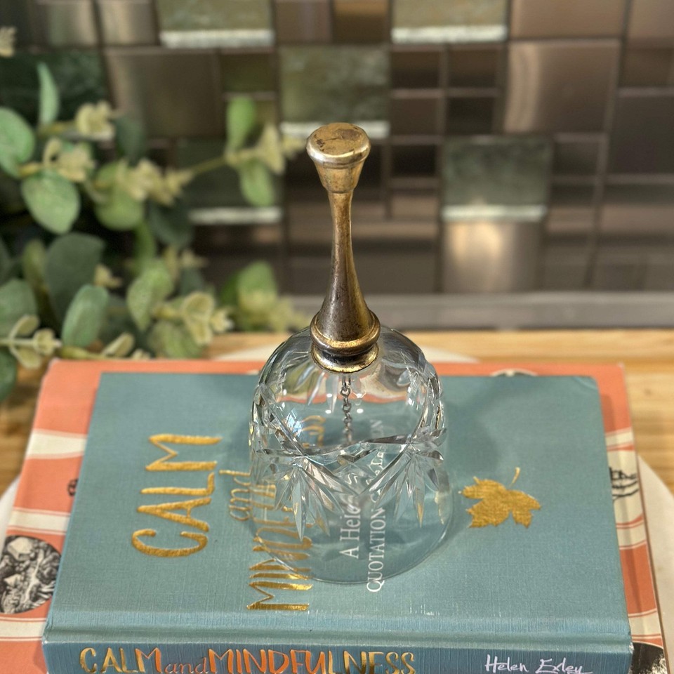 Vintage Crystal Bell Elegant Ringing Tone eBay