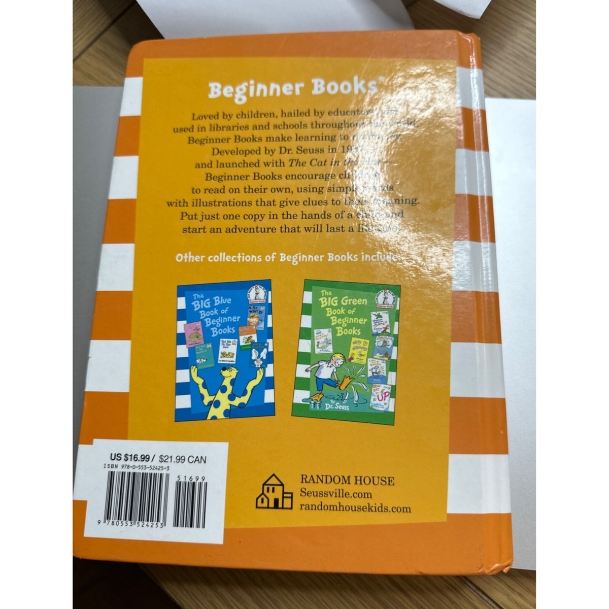 Dr Seuss The Big Orange Book of Beginner Books Sku 2490
