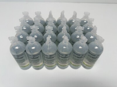 24-Pack Honeywell Eyesaline Eyewash Sterile Isotonic Solution 4 oz Each 7/2026