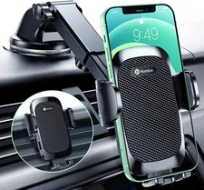 Humixx Phone Mount for Car [Military-Grade Super Suction] Universal Hands-Free P