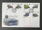 ISLE OF MAN 2010 FDC FORD MODEL T  SET COVER DOUGLAS PMK
