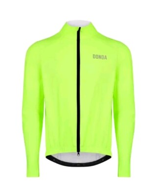 Donda Principal Fahrradjacke Wasserabweisend Thermo Sicherheit Größe L Neon Neu mit Etikett