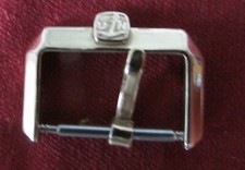 ULISSE NARDIN - RARE ORIGINAL BUCKLE 16mm INSIDE - YELLOW GOLD COLOR -SWISS MADE