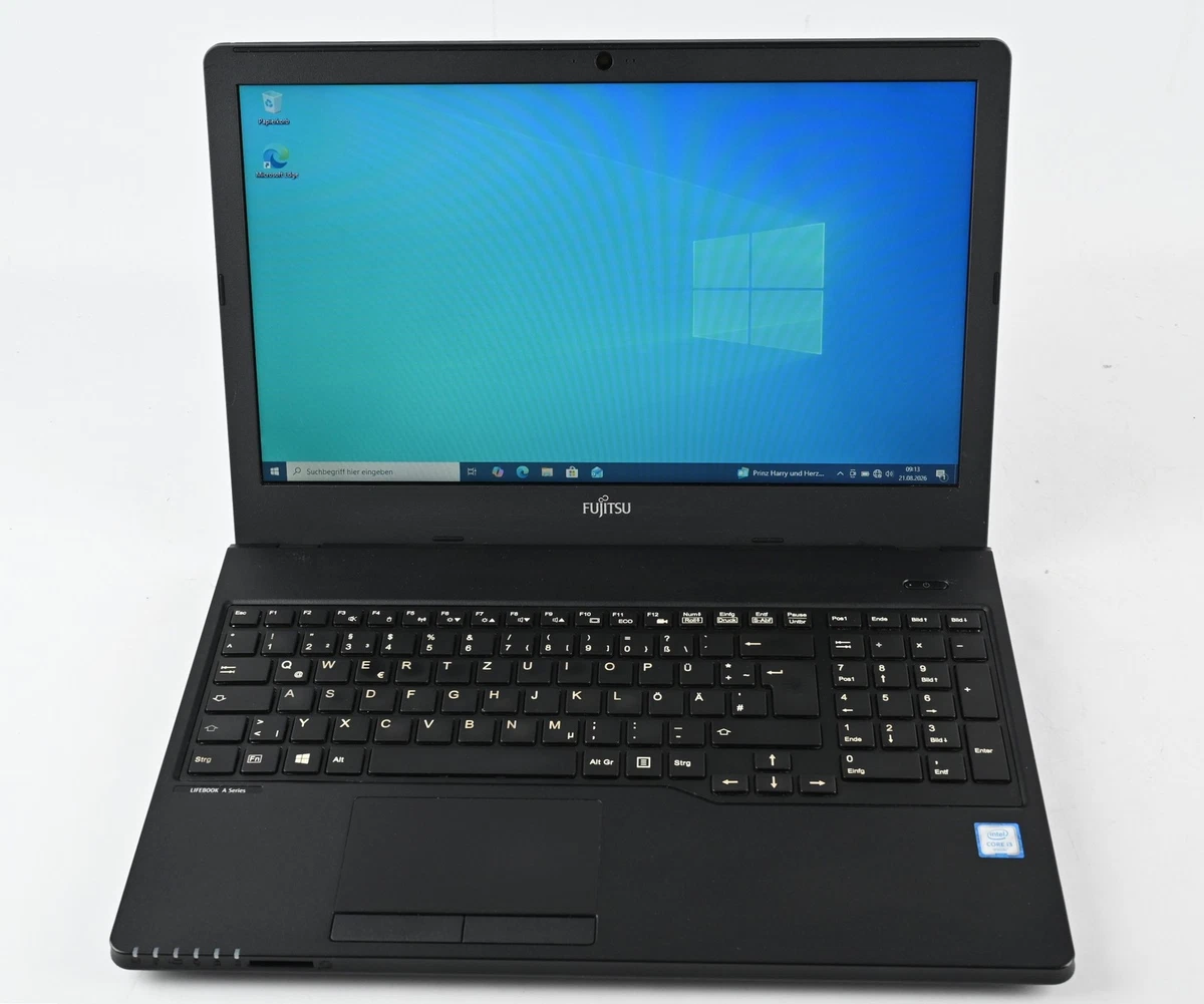 Fujitsu 8 GB RAM PC Laptops & Netbooks 256 GB SSD Capacity for