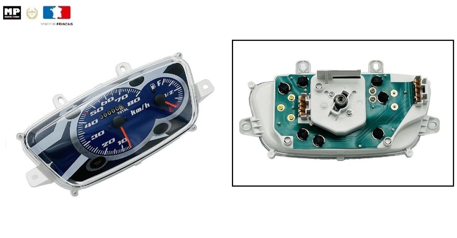 Compteur complet MBK Booster pour réparer panne tableau de bord Yamaha Bw's 50