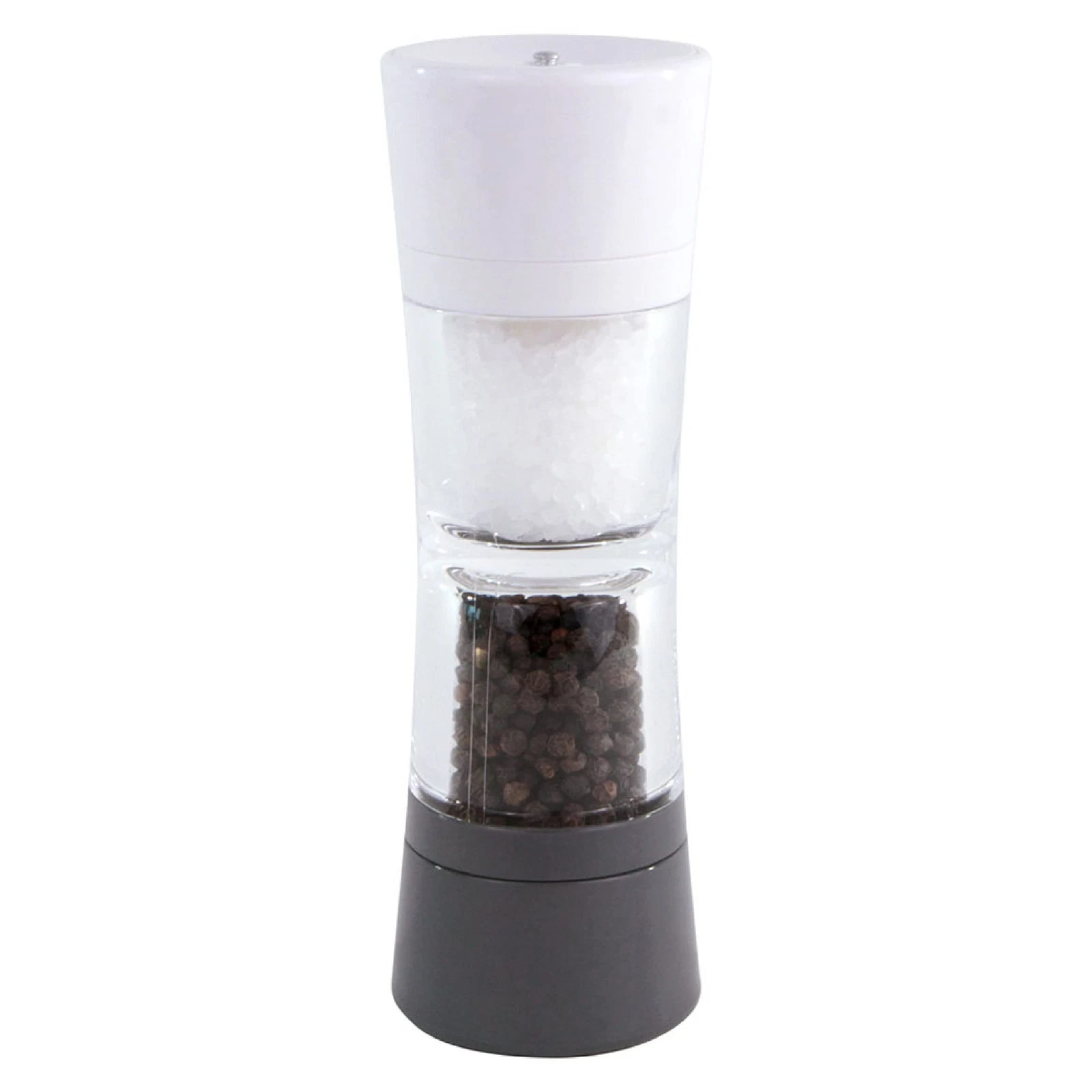 Gray Salt and Pepper Grinders Adjustable Ceramic Mechanism Kitchen Tool