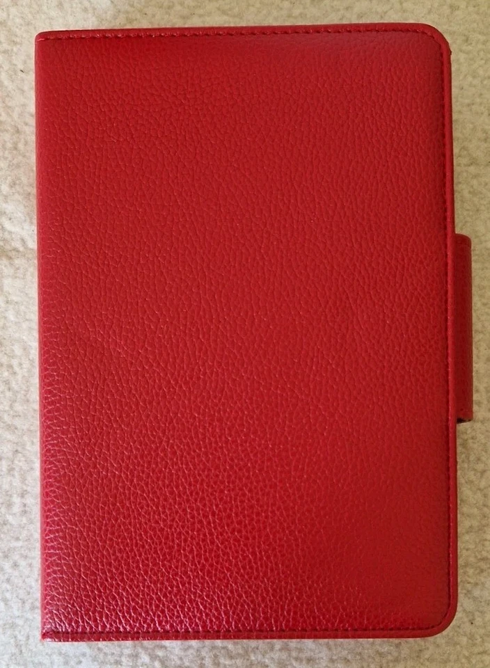 RED PU LEATHER BLUETOOTH KEYBOARD CASE FOR IPAD MINI - Image 2 of 4