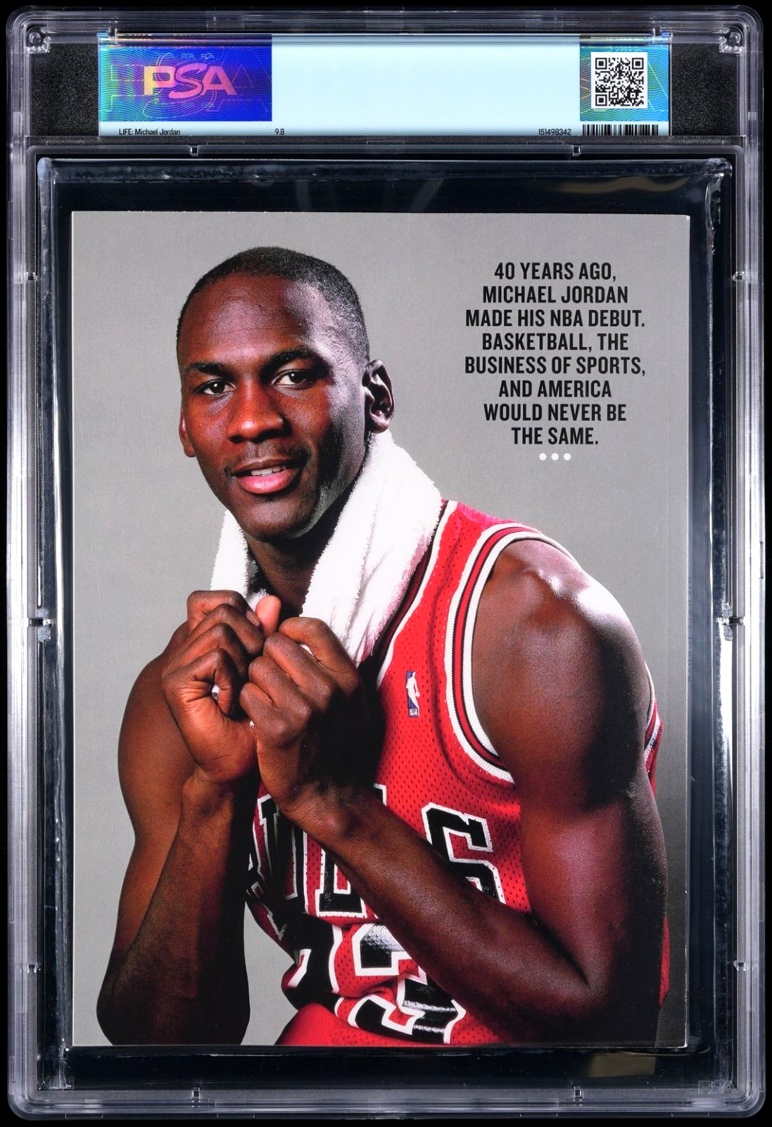 PSA 9.8 Top Pop! - MICHAEL JORDAN - LIFE Magazine - The Greatest of All Time view 2